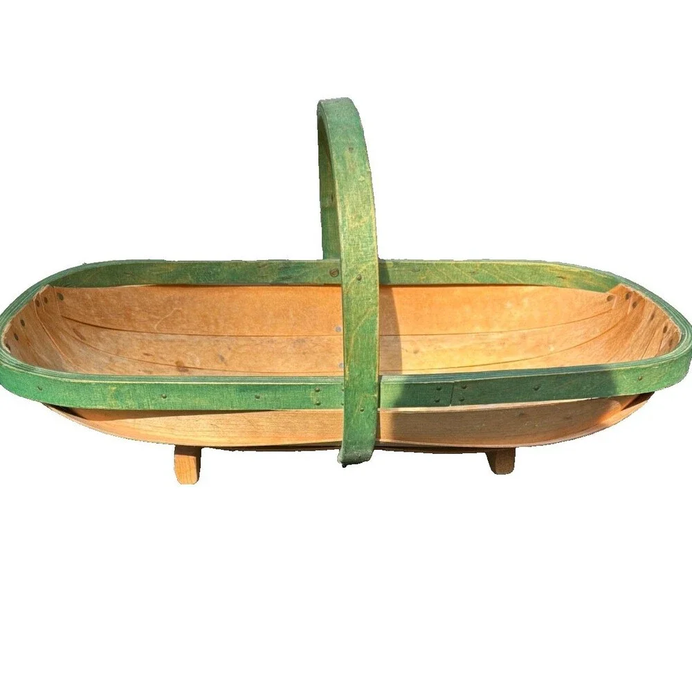 South Down Rother Garden Trug Basket Made in England 25” X 13”x12